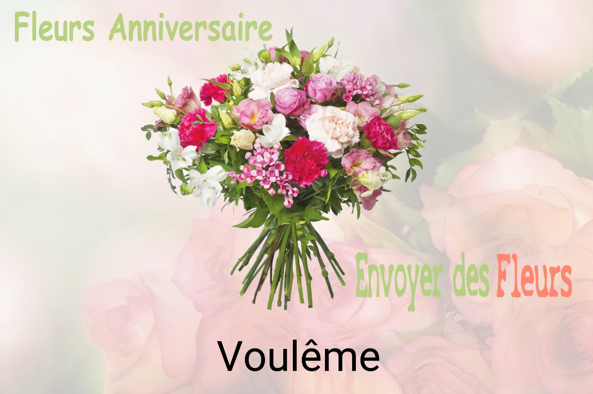 Bouquet de fleurs d’anniversaire livré à Voulême