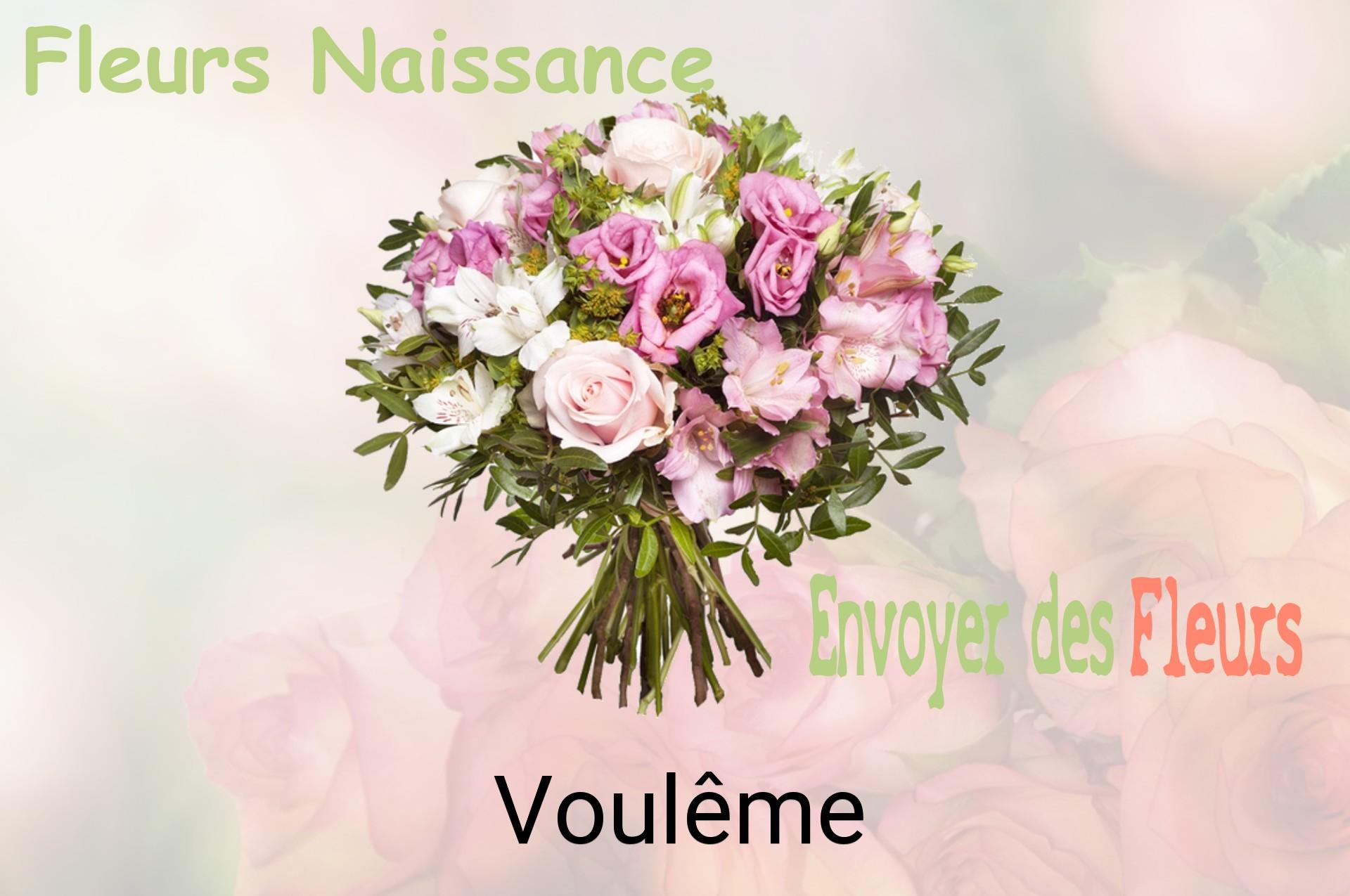 Bouquet de fleurs de naissance livré à Voulême